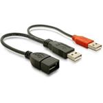 DeLock napájací kábel USB A samica z 2xUSB A samec