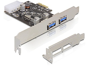 DeLock PCI Express card > 2x USB 3.0 - USB adaptér - PCIe - USB 3.0 x 2 89243