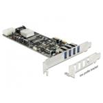 DeLock PCI Express Card > 4 x external USB 3.0 Quad Channel - USB adaptér - PCIe 2.0 x4 - USB 3.0 x 89365