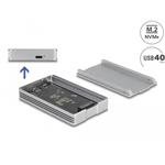 Delock Pouzdro USB4™ 40 Gbps na 1 x SSD M.2 NVMe - beznástrojový 42018
