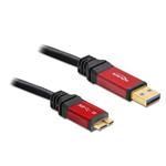 DeLOCK Premium - Kabel USB - USB typ A (M) do Micro-USB Type B (M) - USB 3.0 - 1 m - černá 82760