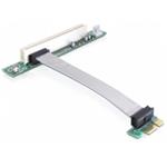 Delock Riser card PCI Express x1 > PCI 32Bit 5 V s flexibilním kabelem 13 cm zasunutí vlevo 41857