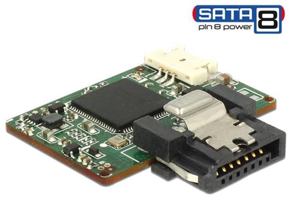 Delock SATA 6 Gb/s DOM Modul 16 GB MLC SATA Pin 8 power -40 °C ~ 85 °C 54810