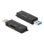 DELOCK, SuperSpeed USB Card Reader for SD/Micr 91757