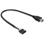 DeLOCK USB 2.0 Pin Header - Adaptér z USB interní na externí - mini-USB typ B (M) do 5kolíkový kone