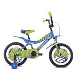 Detský bicykel Capriolo BMX 16" HT KID blue -lime 921117-16
