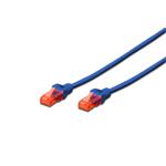 Digitus CAT 6 U-UTP patch cable, Cu, LSZH AWG 26/7, length 5 m, color blue DK-1617-050/B