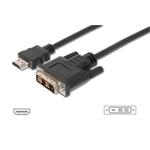 Digitus HDMI/A na DVI pripojovací kábel , 2M AK-330300-020-S