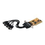 Digitus Serial I/O, 4-Port, PCI Add-On Card 4 X DSUB 9 M, Slot Bracket SUN1999 chipset DS-33002-1
