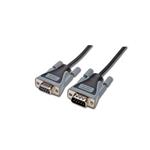 Digitus sériový kabel prodlužovací DB9 M/F 2m, černošedý
