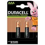 DURACELL Nabíjecí baterie mikrotužková AAA 900 mAh 2 ks 42411