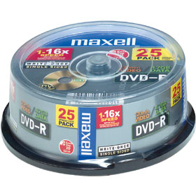 DVD-R 4,7GB 16x 25SP 275520_MAXELL 4902580502829