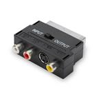 Ednet Audio/Video Adapter, Scart - 3x Cinch + SVHS M/F/F/F si, gold 84548