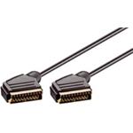 EDNET SCART kab. 21 pins 1,5m (pozlacené konekt)
