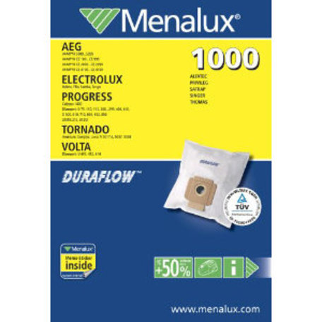 ELECTROLUX Menalux 1000 5ks sackov duraflow + 1 mikrofilter 3023372025560