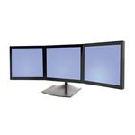 Ergotron DS100 Triple-Monitor Desk Stand - Stojan pro 3 LCD displeje - hliník, ocel - černá - velik 33-323-200