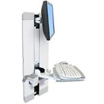 ERGOTRON StyleView® Vertical Lift, Patient Room (biely), držiak na stenu posuvný, monitor, klávesnica ,+ prís 60-609-216