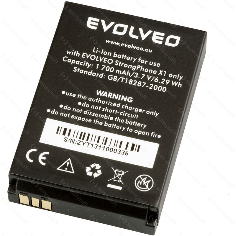 EVOLVEO baterie 1 700 mAh pro StrongPhone X1,RG400 SGP-X1-BAT