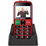 EVOLVEO EasyPhone EB, mobilný telefón pre seniorov s nabíjacím stojanom, červený EP-850-EBR_KV