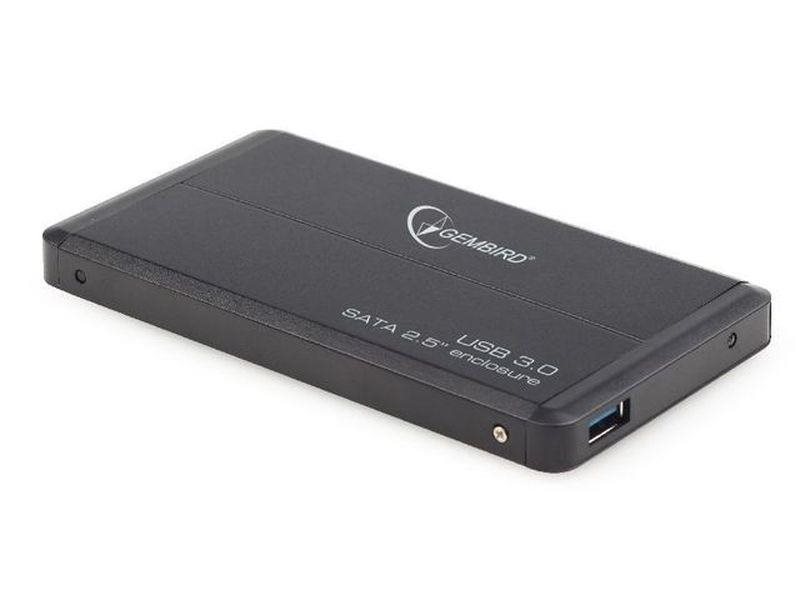 Externý obal pre 2,5'' SATA HDD USB 3.0 čierny, GEMBIRD EE2-U3S-2