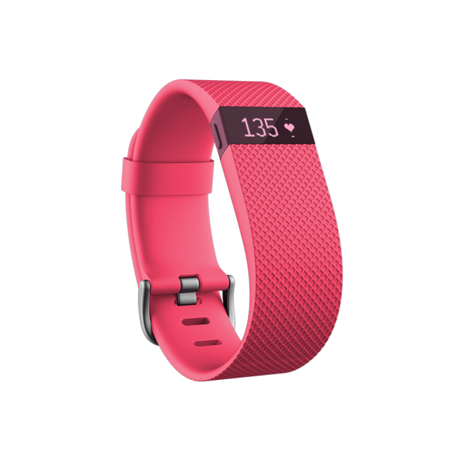 Fitbit Charge HR, Large - Pink FB405PKL-EU