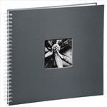 Fotoalbum Hama FINE ART 36x32 cm, 50 stran, šedé, bílé listy, spirálové, lepicí 2113