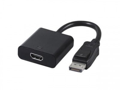 Gembird Displayport male to HDMI female adapter, 10cm, black A-DPM-HDMIF-002