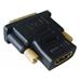 GEMBIRD redukce HDMI-DVI-D F/M,zlacené kontakty, černá A-HDMI-DVI-2
