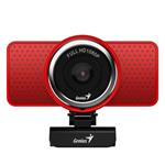 Genius Full HD Webkamera ECam 8000, 1920x1080, USB 2.0, červená, Windows 7 a vyšší, FULL HD, 30 FPS 32200001407
