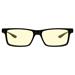 GUNNAR kancelářské dioptrické brýle VERTEX READER / obroučky v barvě ONYX / jantarová skla / dioptrie +1,0 VER-00101-1.0
