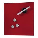 Hama sklenená magnetická tabuľa, 30x30 cm, červená 125974