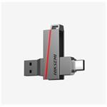 HIKSEMI Flash Disk 128GB Dual, USB 3.2 (R:30-150 MB/s, W:15-45 MB/s) HS-USB-E307C(STD)/128G/U3/NEW
