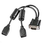Honeywell VM3 USB Y CABLE - D15 MALE TO TWO USB TYPE A PLUG VM3052CABLE