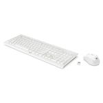 HP Sada klávesnica HP C2710, AAA, klasická, biela, bezdrôtová, SK, s bezdrôtovou optickou myšou M7P30AA#AKR