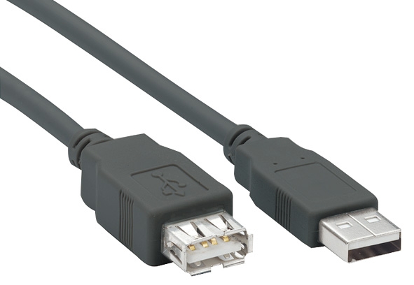 HQ kábel USB 2.0 predlžovací, typ AM-AF 2m