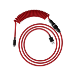HyperX USB-C spirálový kabel červeno-černý 6J677AA