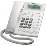 Panasonic - komfortný stolový telefón s LCD, s CLIPom a hlasitou prevádzkou SP-Phone, biely