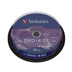 Verbatim - DVD+R  8,5GB  8x  Dual Layer  10ks v cake obale