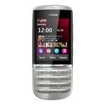 Nokia Asha 300 White Silver