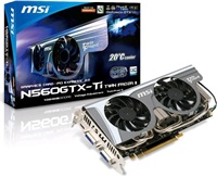 MSI NVIDIA N560GTX-TI TWIN FROZR II/OC, 1GB/256-bit, DDR5, 2xDVI, HDMI