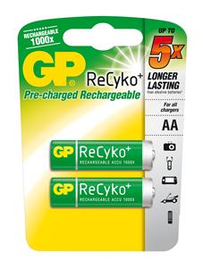 Nabíjecí baterie GP AA Recyko+ (2100 NiMH 2ks)