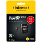 INTENSO Micro SDHC karta 16GB Class10, UHS-1