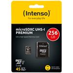 INTENSO Micro SDXC karta 256GB Class10, UHS-1 3423492