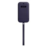 iPhone 12|12Pro Leather Sleeve w MagSafe D.Violet MK0A3ZM/A