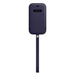iPhone 12 mini Leather Sleeve wth MagSafe D.Violet MK093ZM/A