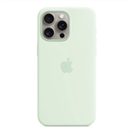 iPhone 15 ProMax Silicone Case with MS - Soft Mint MWNQ3ZM/A