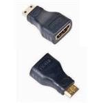 Kab. redukce HDMI-HDMI mini-C F/M,zl. kon.,černá