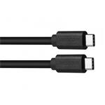 Kábel CZ (2.0), USB C- USB C, 1m, čierny, Avacom, blistr, max. 480Mbps DCUS-TPCC-P10B