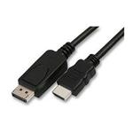Kabel DisplayPort M- HDMI M, 2m, čierna KM020DIF01