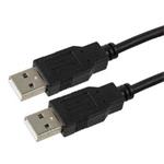 Kabel Gembird USB A-A 1,8m 2.0 propojovaci M/M HQ Black
